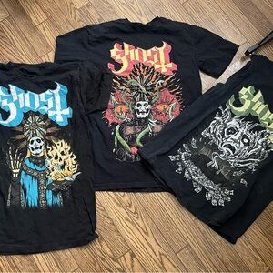 Set of 3 Ghost Band Tees